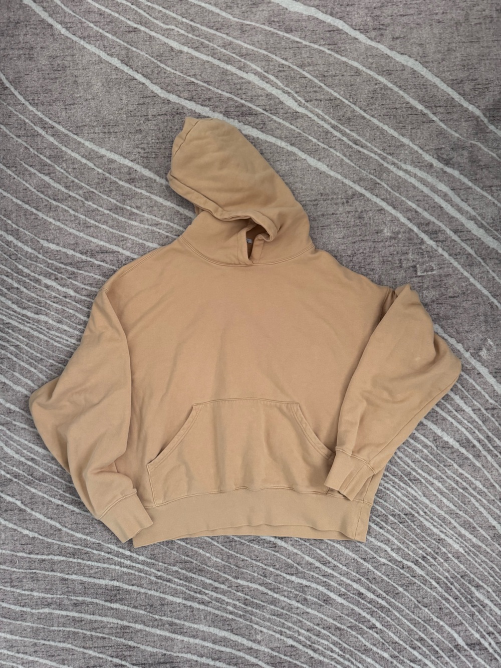 WeWoreWhat Camel / Beige Pullover Hoodie